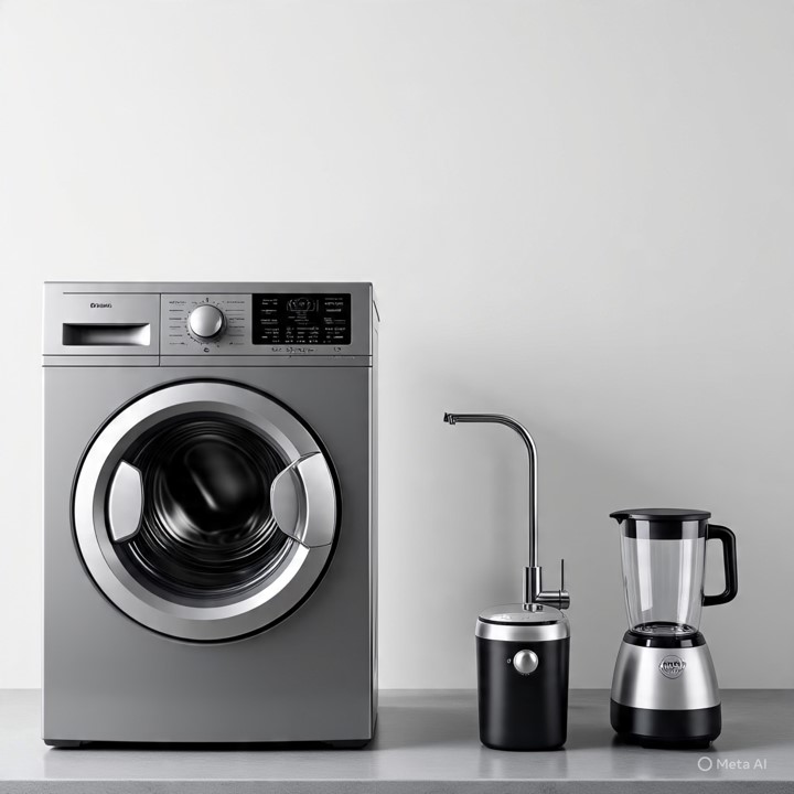washing machine and blender